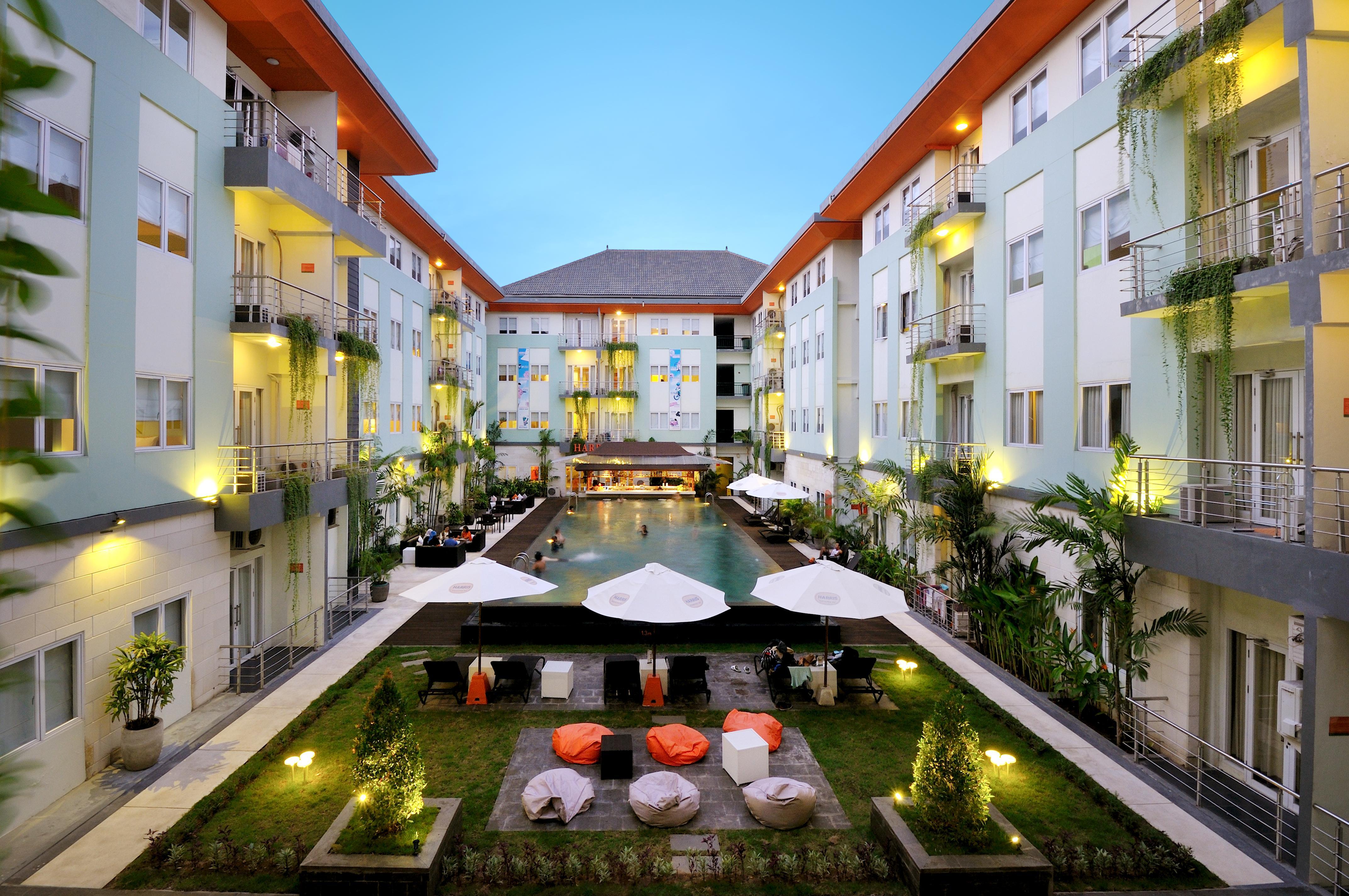 Harris Hotel & Residences Riverview Kuta, Bali 꾸따 외부 사진