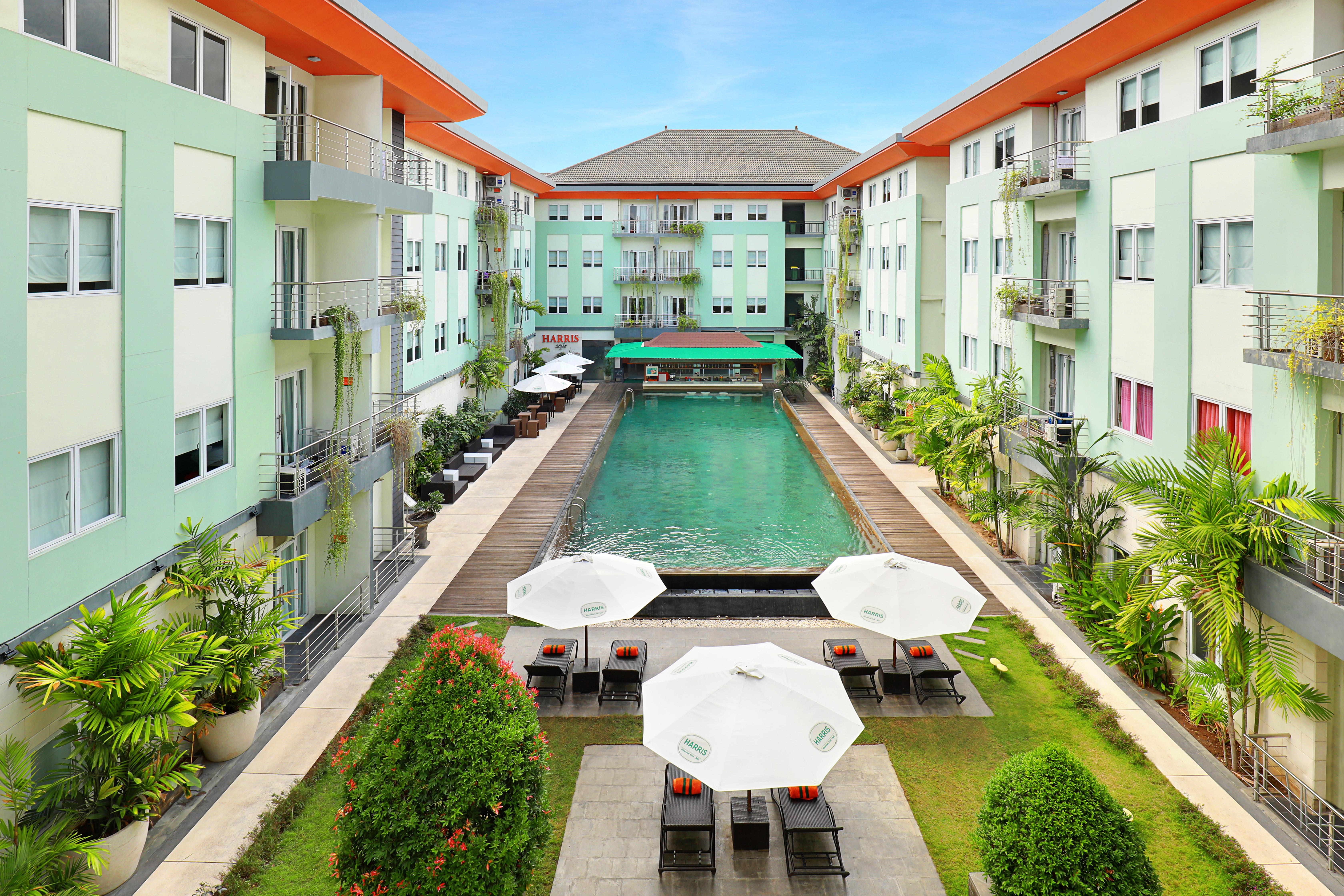 Harris Hotel & Residences Riverview Kuta, Bali 꾸따 외부 사진